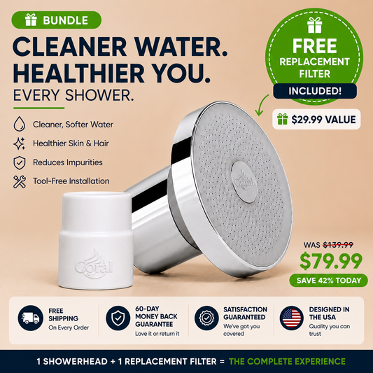 CoralPure™ Shower Filter Bundle