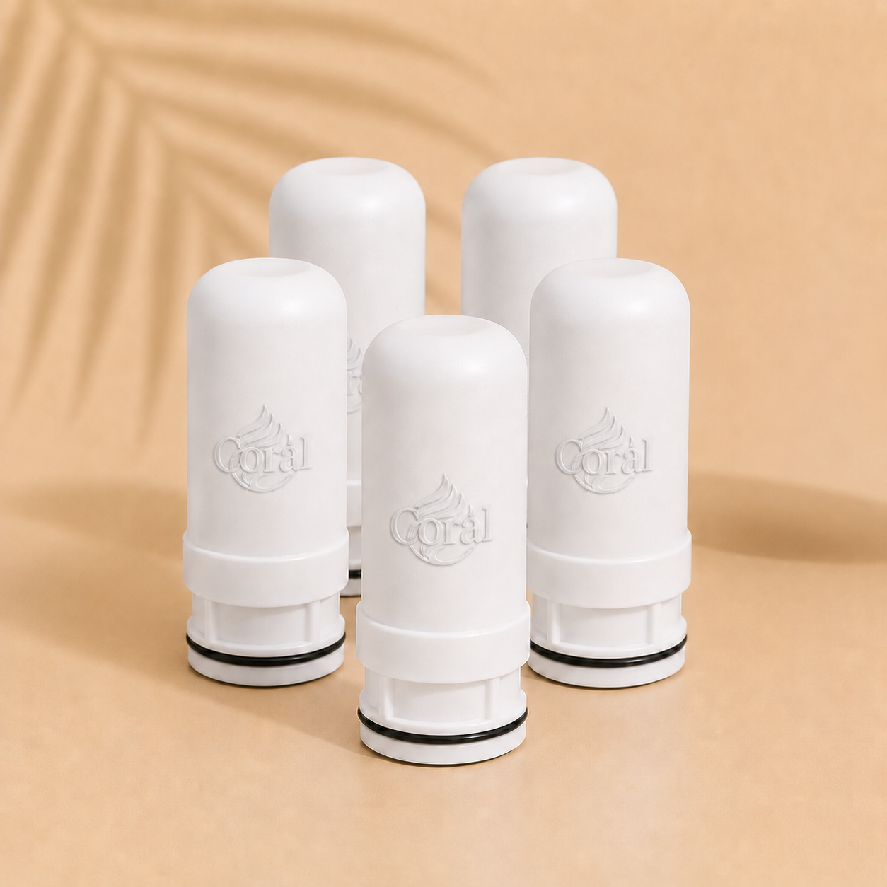 CoralPure™ Skincare Essential Faucet Filter Refill — 5 Pack