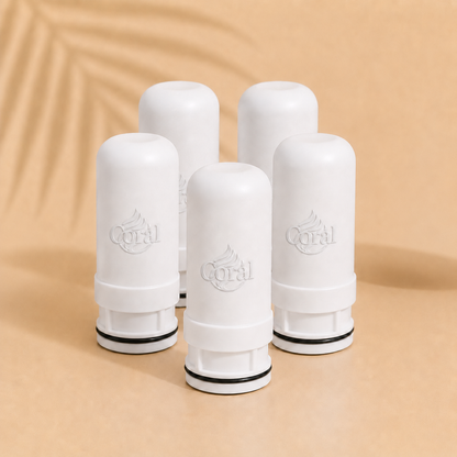 CoralPure™ Skincare Essential Faucet Filter Refill — 5 Pack