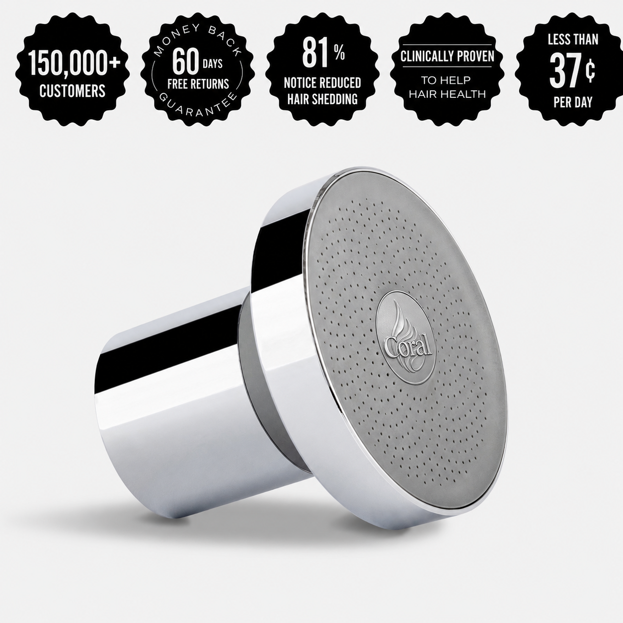 CoralPure™ SkinCare Filtered Showerhead