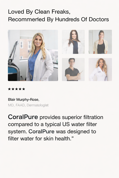 CoralPure™ SkinCare Filtered Showerhead