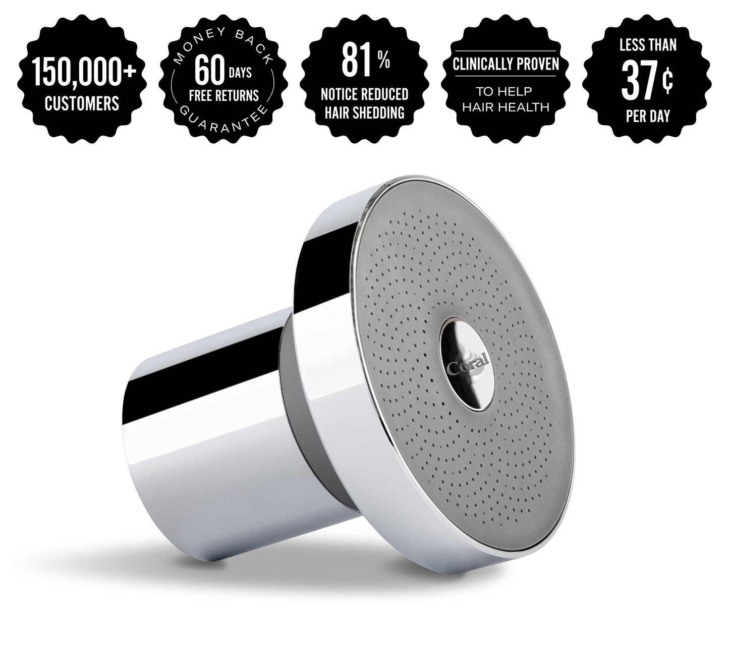 CoralPure™ SkinCare Filtered Showerhead